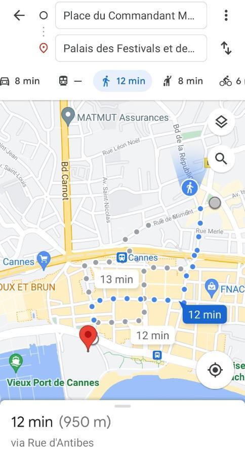 Studio En Plein Centre Ville De 戛纳 外观 照片